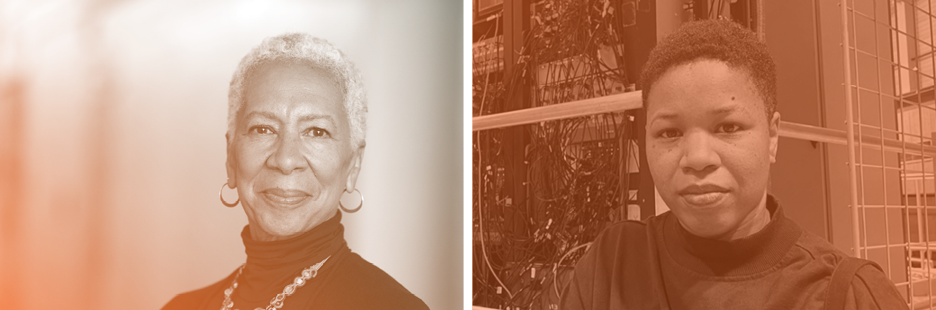 Angela Glover Blackwell with Rasheedah Phillips